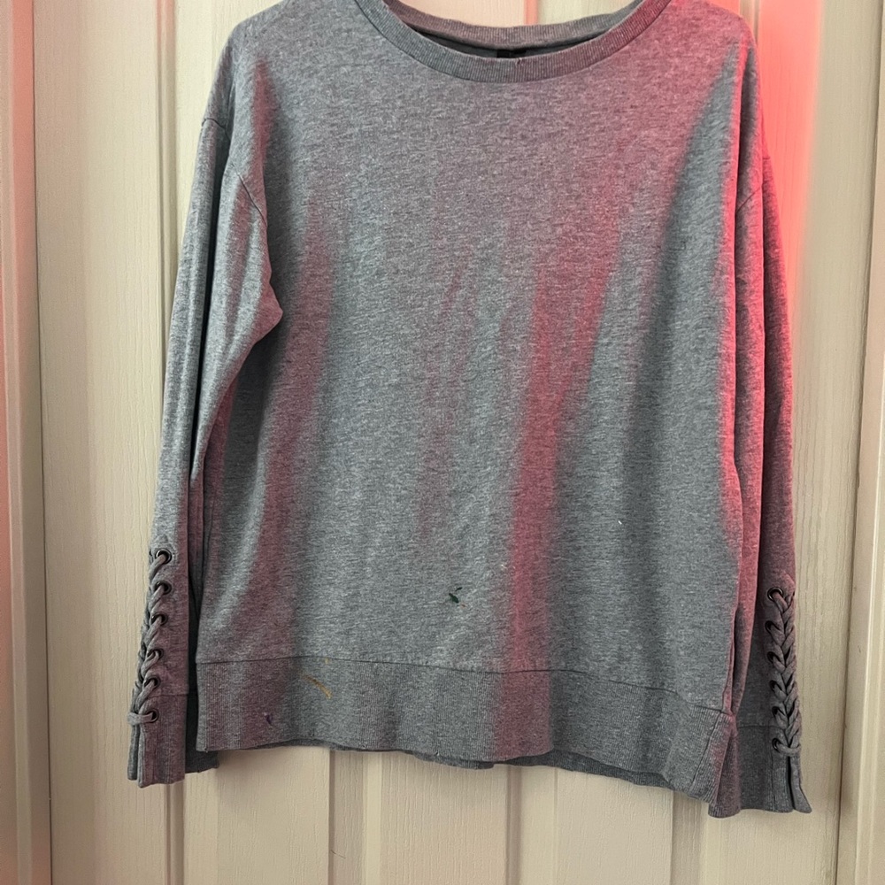 grey sweater